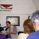 Internationale Buchmesse von Havanna 2004. Präsentation seines Romans "Die Haut und die Nackten". Havanna, Kuba, Februar 2004.