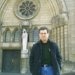 In der Kathedrale "Unserer Lieben Frau von Notre-Dame". Luxemburg, Mai 2007.