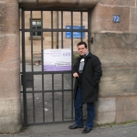 In dem Nürnberger Gerichtshof, wo Kriminelle Nazis in 1945 verurteilt wurden. Nürnberg, Deutschland, Januar 2008.
