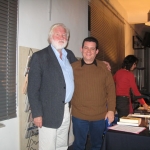 Con el escritor y crítico alemán Martin Franzbach, Hamburgo, Alemania, 2007.
