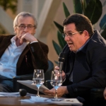 Hablando de la represión intelectual en Cuba, durante el conversatorio "¿Qué ha sido de la Revolución? Nicaragua, Venezuela y Cuba en el punto de mira", en el Congreso Anual del PEN Club alemán, mayo de 2019.