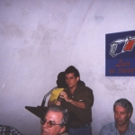 Internationale Buchmesse von Havanna 2002. Präsentation seines Romans "Die Türen der Nacht". Havanna, Kuba, Februar 2002.