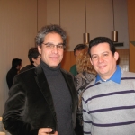 With Guatemalan writer Rodrigo Rey Rosa, Berlin, Germany, January 2010.